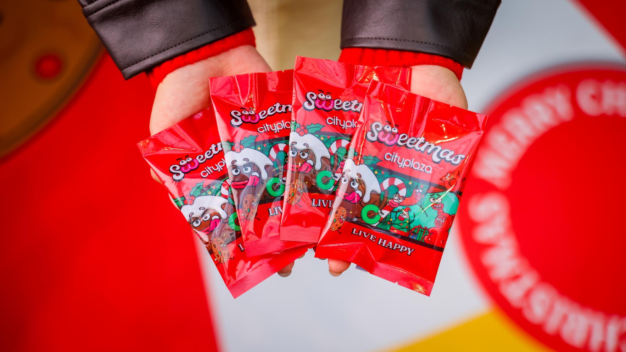 免費派發的聖誕限定糖果由Mr Simms Olde Sweet Shoppe特製。