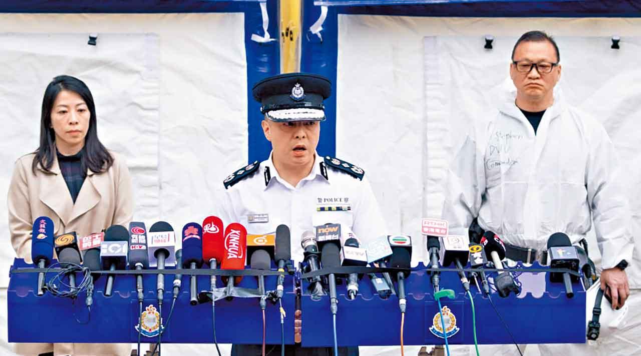 大埔宏福苑五級火