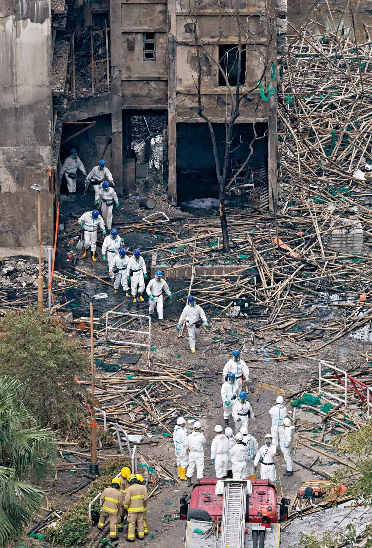 大埔宏福苑五級火