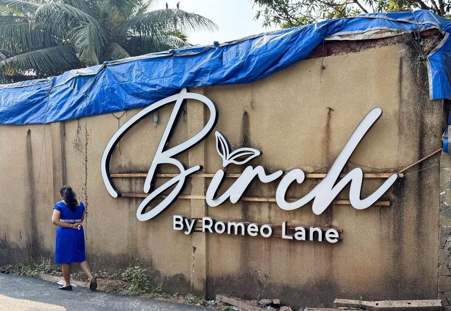 發生火災的印度夜總會。(路透社)