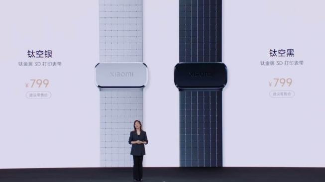 小米 Watch 5智能手錶用家可根據喜好搭配氟橡膠材質的卡其綠或黑色款式,亦可選用真皮錶帶。若追求更高階質感,更可額外選購專屬的 3D 打印鈦金屬錶帶。