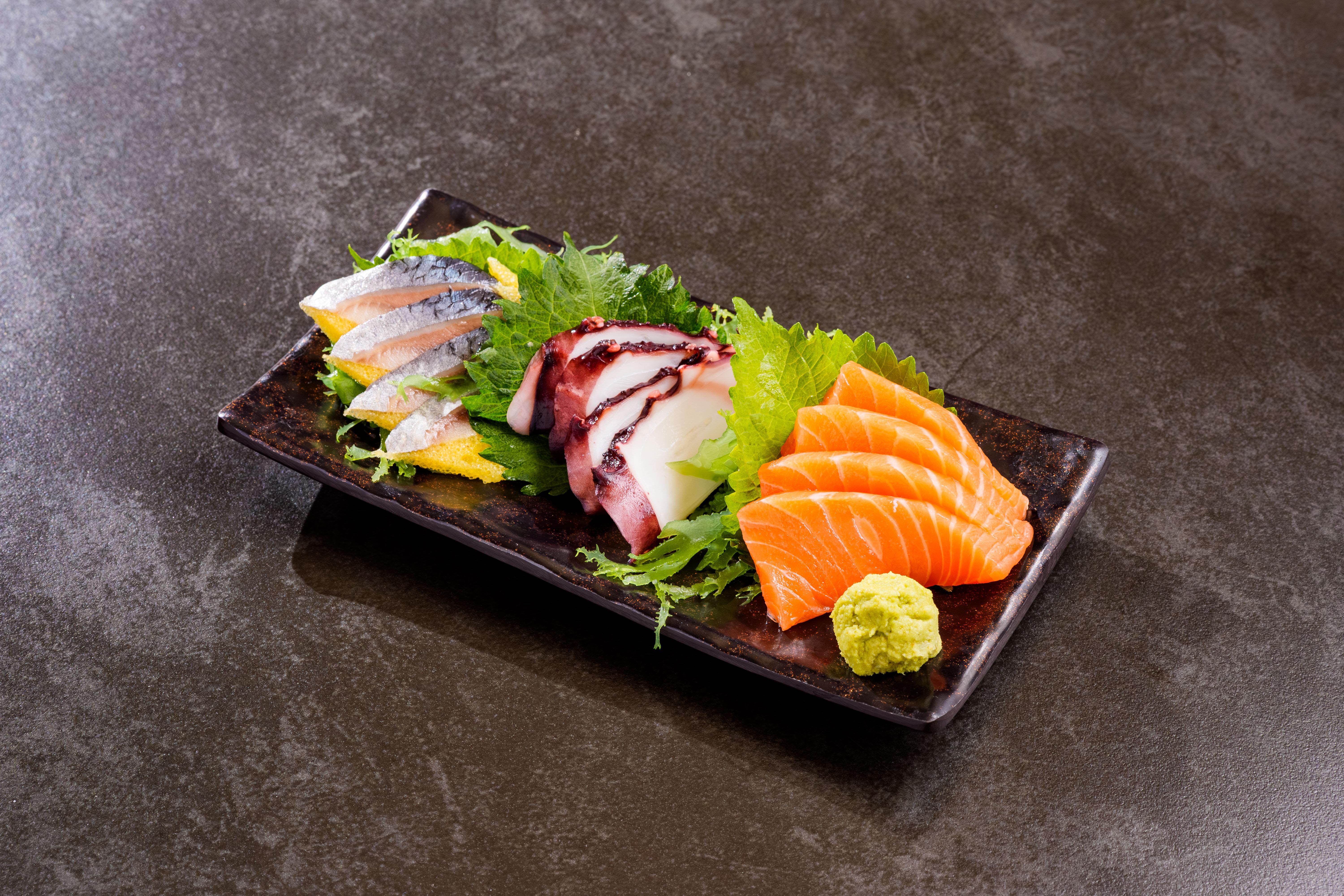 當然少不了放題必食的三文魚、希靈魚、八爪魚刺身。