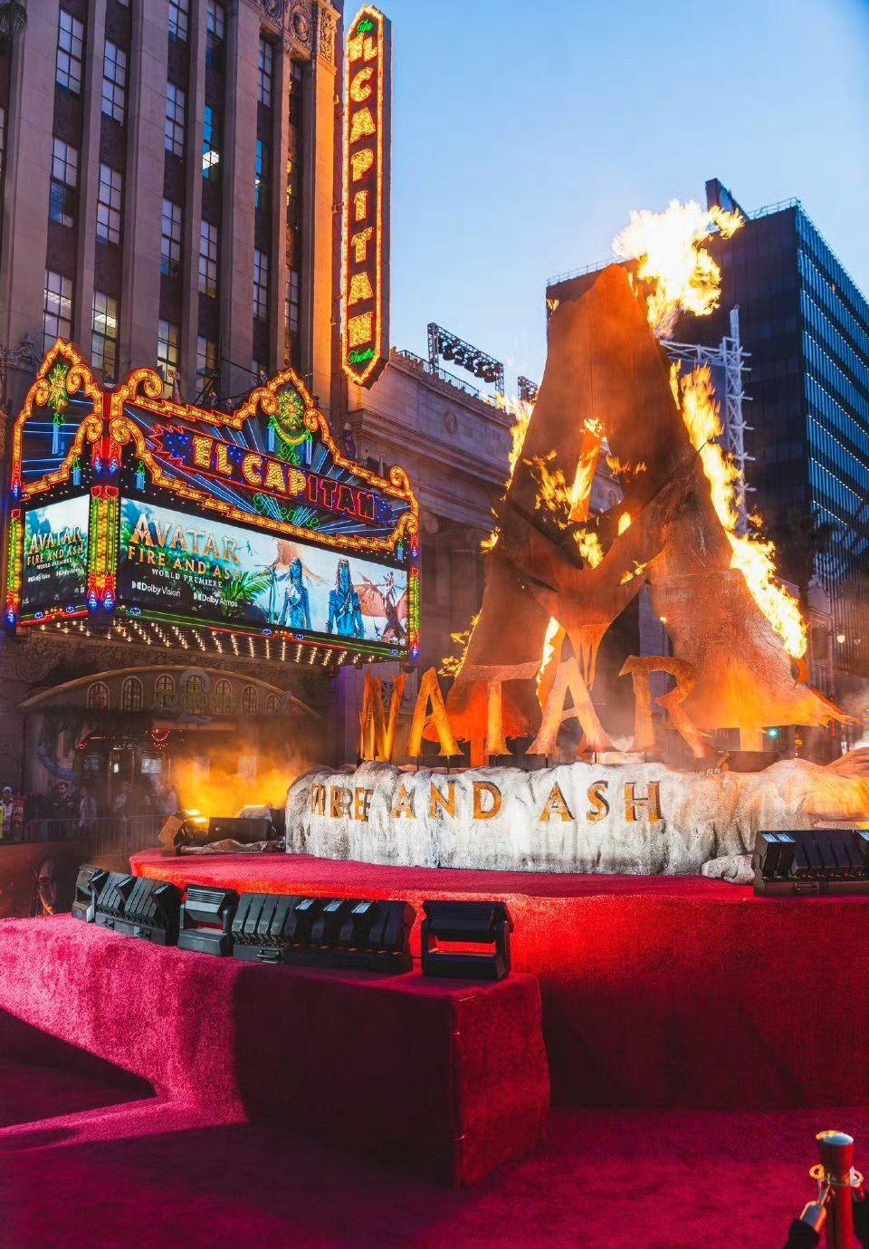 《阿凡達:火與燼》美國時間周二在洛杉磯舉行首映禮。