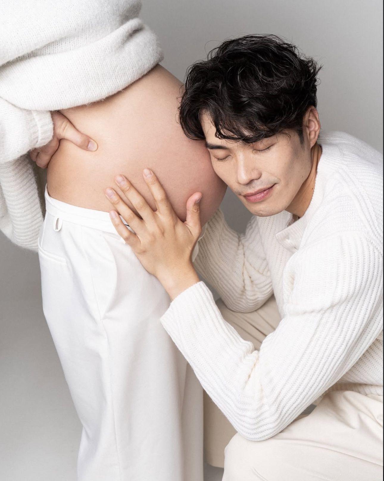 張小倫與太太Natalie結婚6年終迎來愛情結晶品。