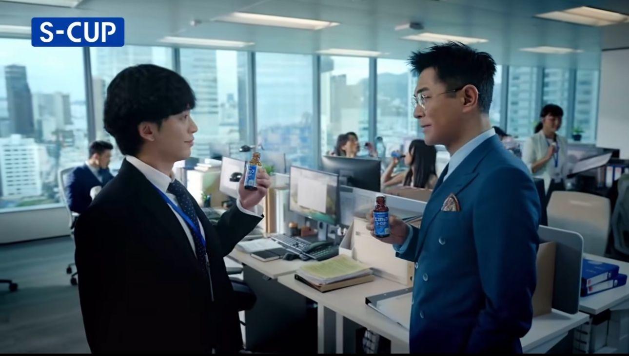 Kai Cheung參加《全民造星VI》後有幸跟古天樂拍廣告。