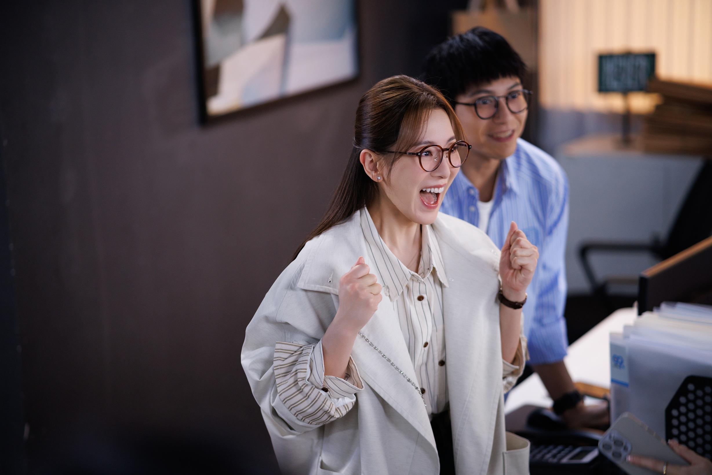 王敏奕在《新聞女王2》演的劉艷,就像初入行的Man姐。