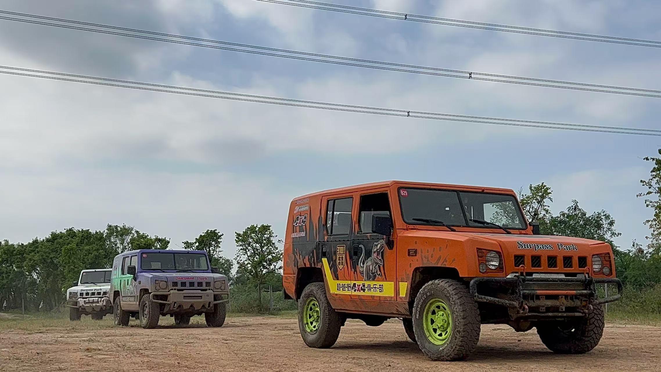 珠海超越越野車基地:4大必玩亮點 亮點1:4x4 四驅車