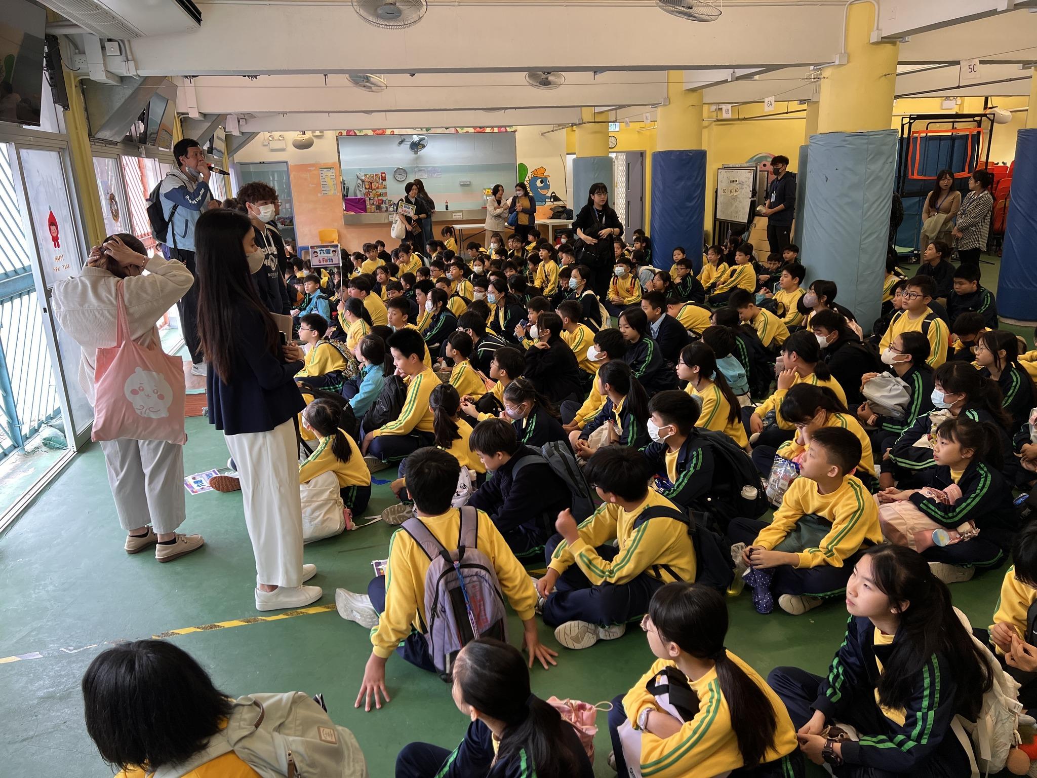 大埔浸信會公立學校學生。(大埔浸信會公立學校Facebook)