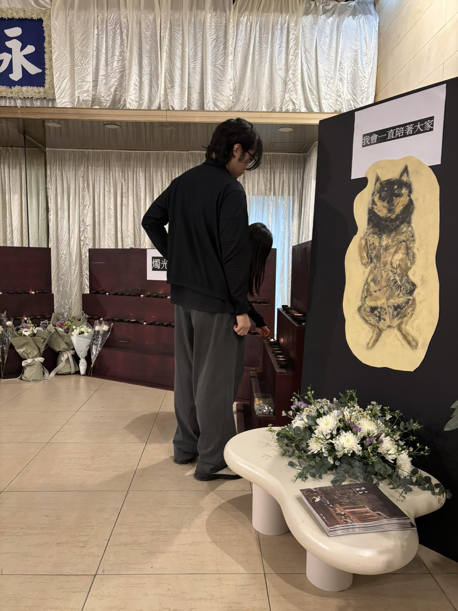 大埔宏福苑五級火|九龍殯儀館開放禮堂讓市民弔唁。(fb「九龍殯儀館」圖片)