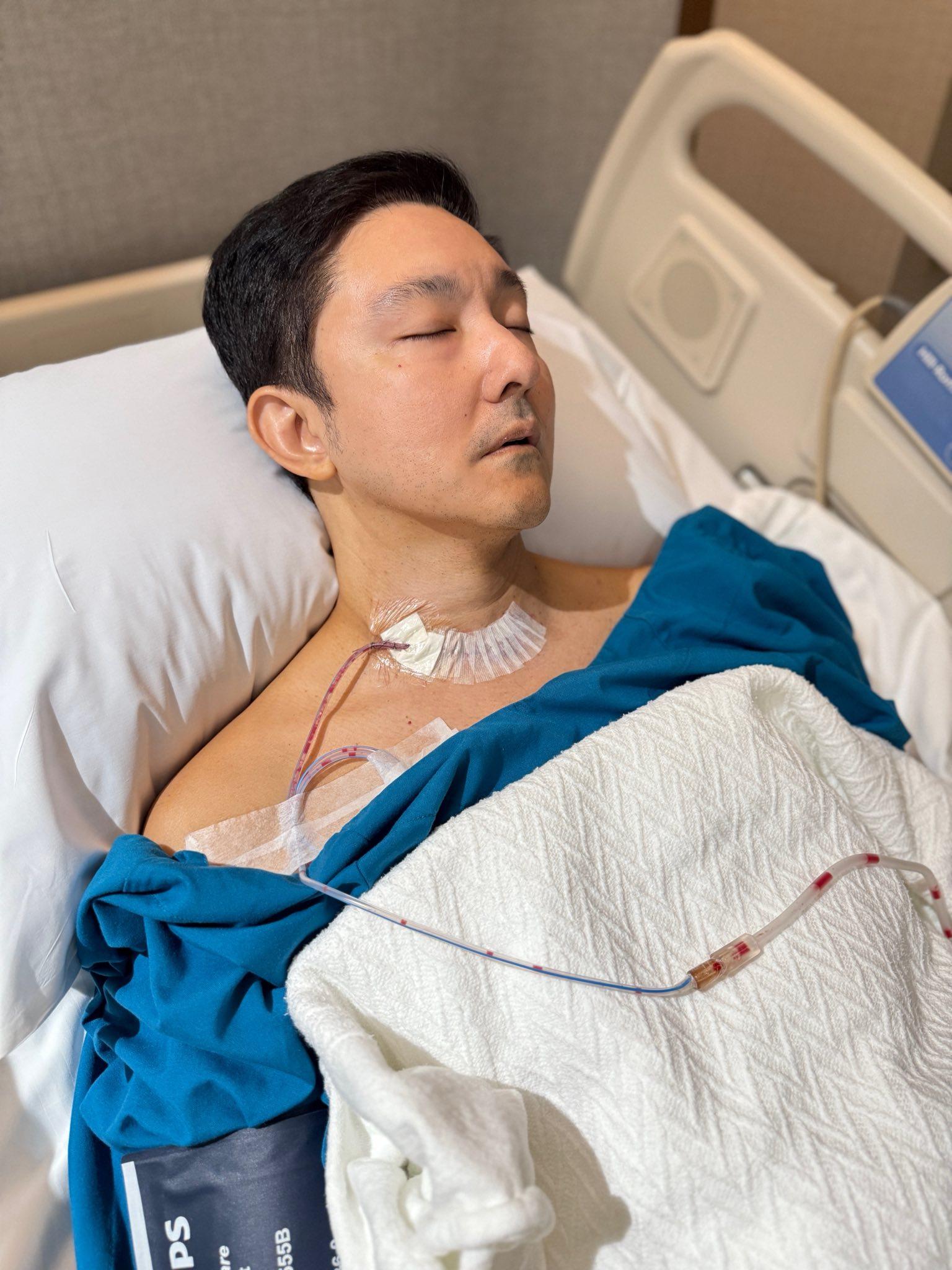 立威廉上載病床近照及以近千字長文回顧這幾個月的心路歷程。