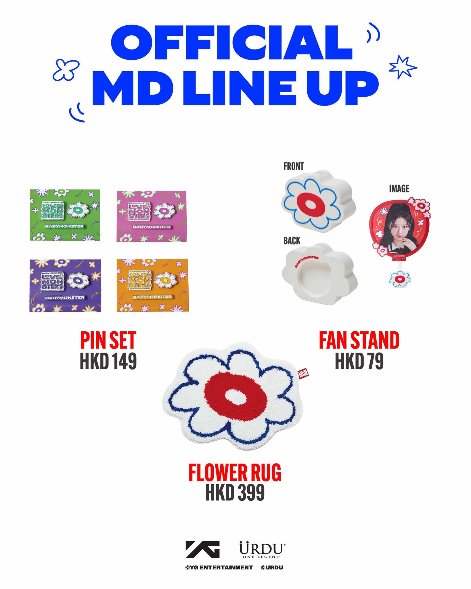 BABYMONSTER快閃店周邊商品一覽