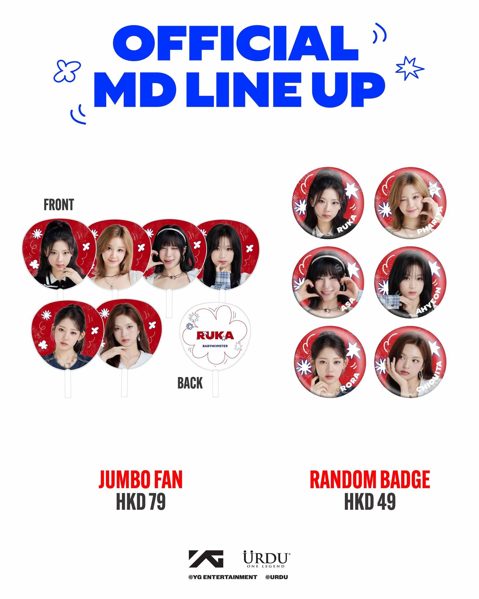 BABYMONSTER快閃店周邊商品一覽