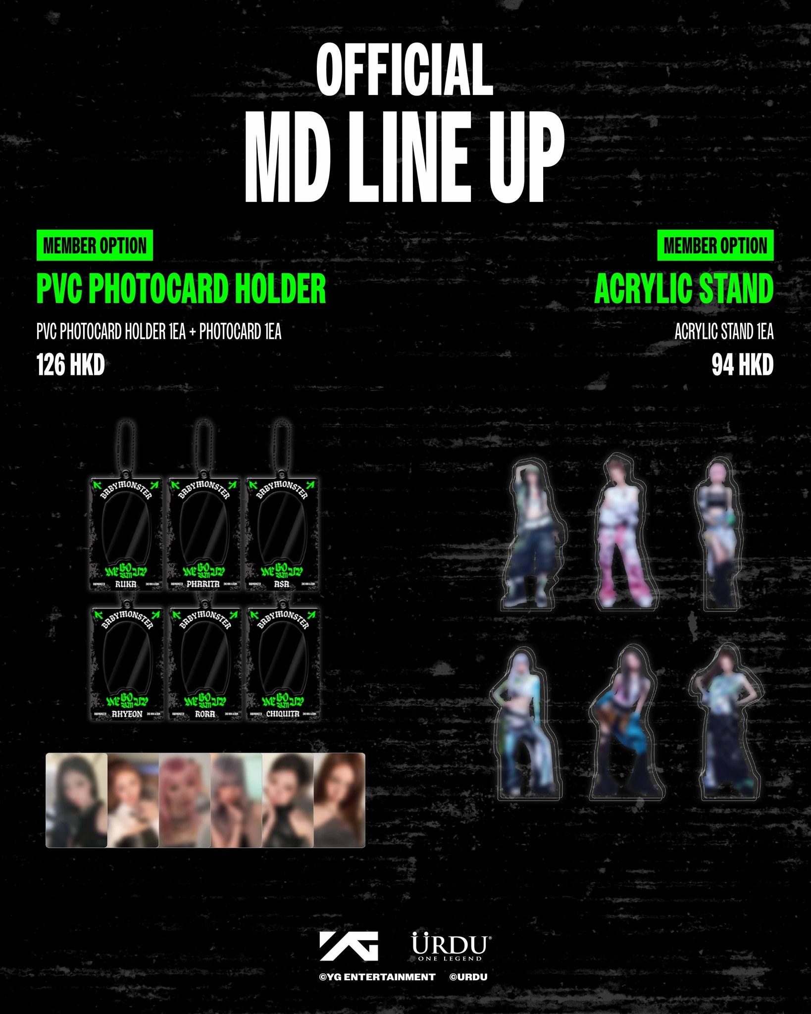 BABYMONSTER POP UP STORE官方周邊商品