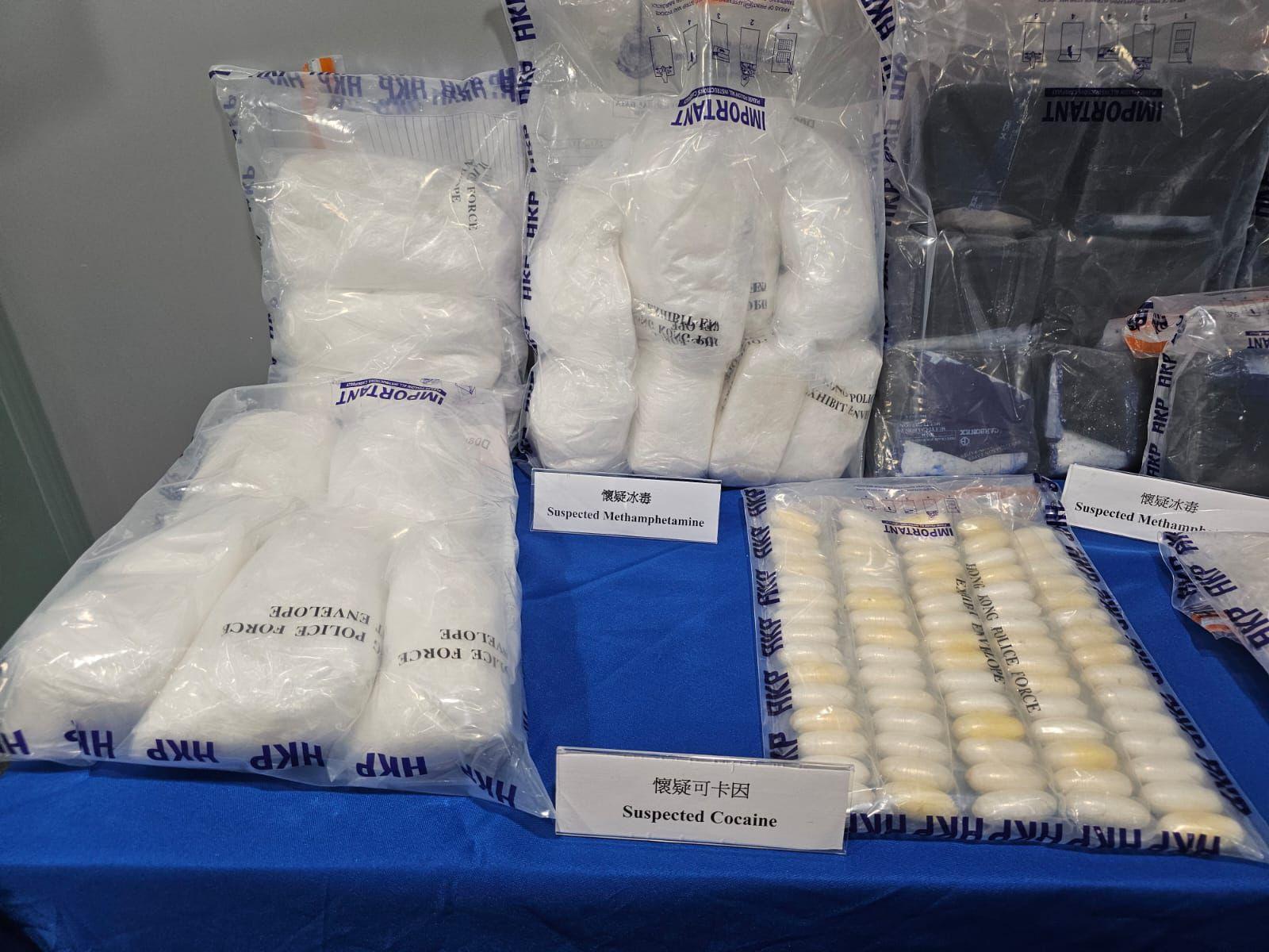 警方在元朗搗破毒品倉