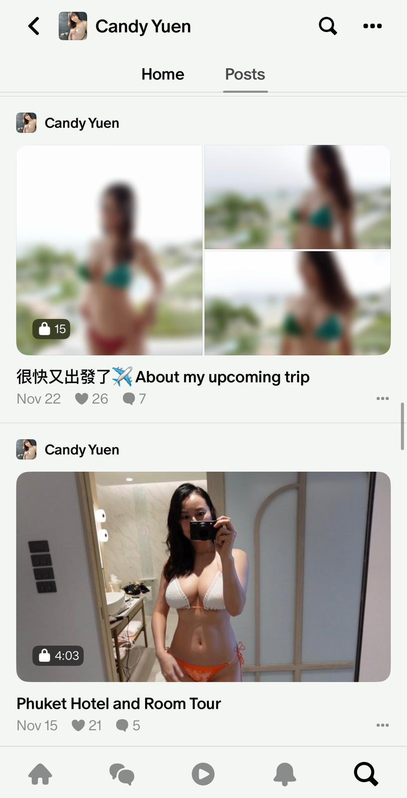 袁嘉敏Patreon保守估計有至少80名付費會員,每月至少有$62,800收入。