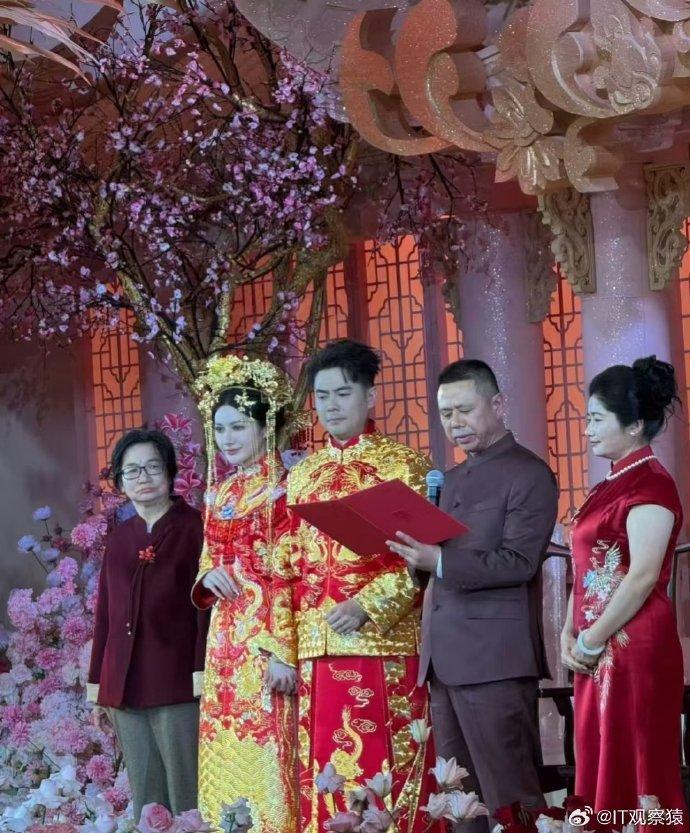 張俊傑高海純婚禮場面盛大。