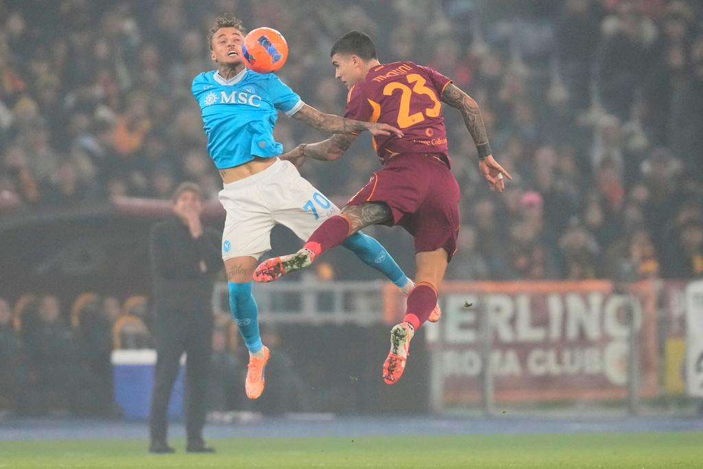 拿玻里1:0贏羅馬。(美聯社)