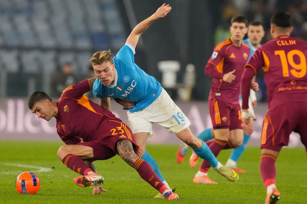 拿玻里1:0贏羅馬。(美聯社)