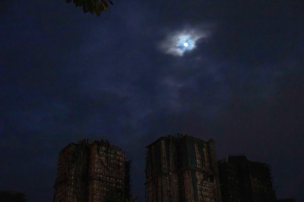 大埔宏福苑五級火 (美聯社)