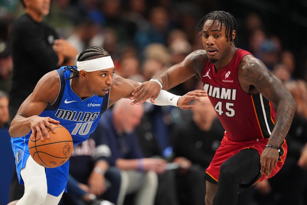 獨行俠118:108贏熱火。(美聯社)