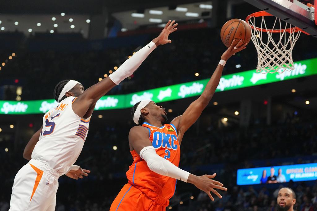 雷霆138:89大勝太陽。(美聯社)