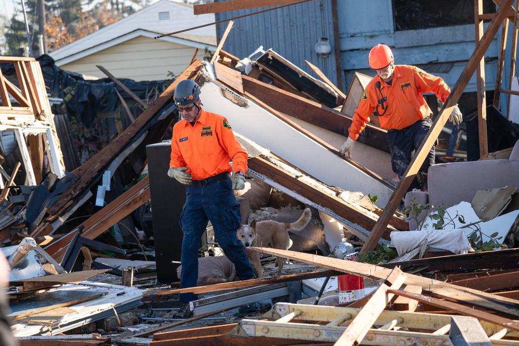 美國加州希活住宅區嚴重氣體爆炸。(美聯社)