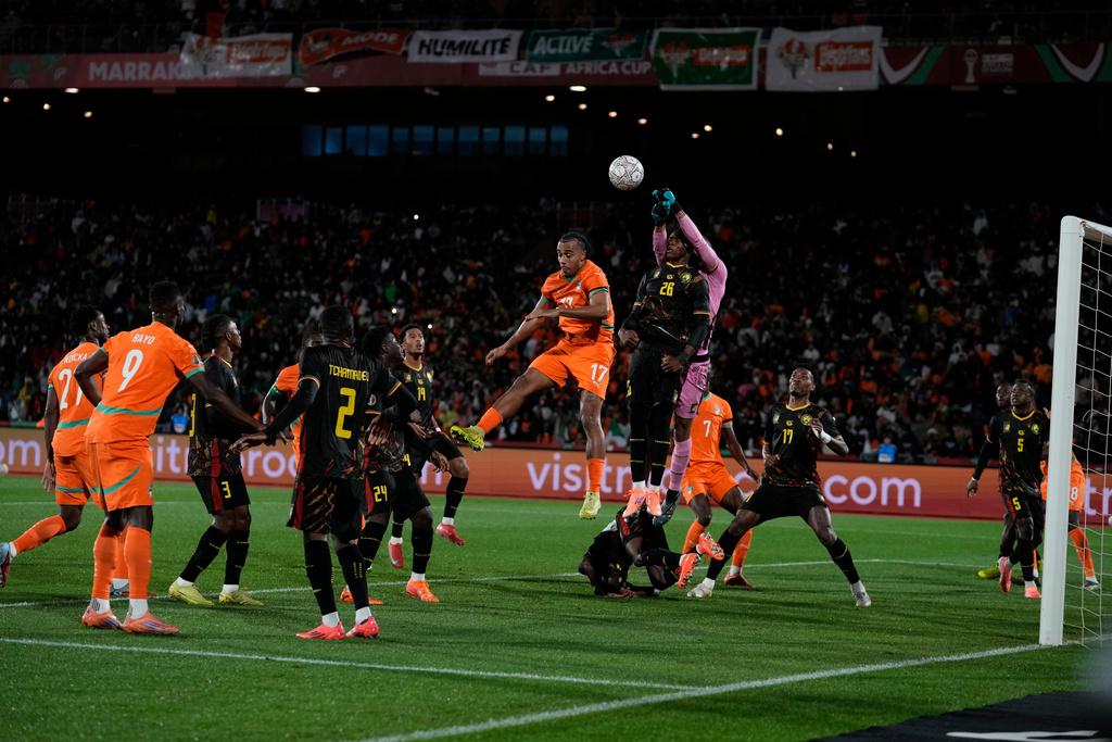 科特迪瓦1:1賽和喀麥隆。(美聯社)