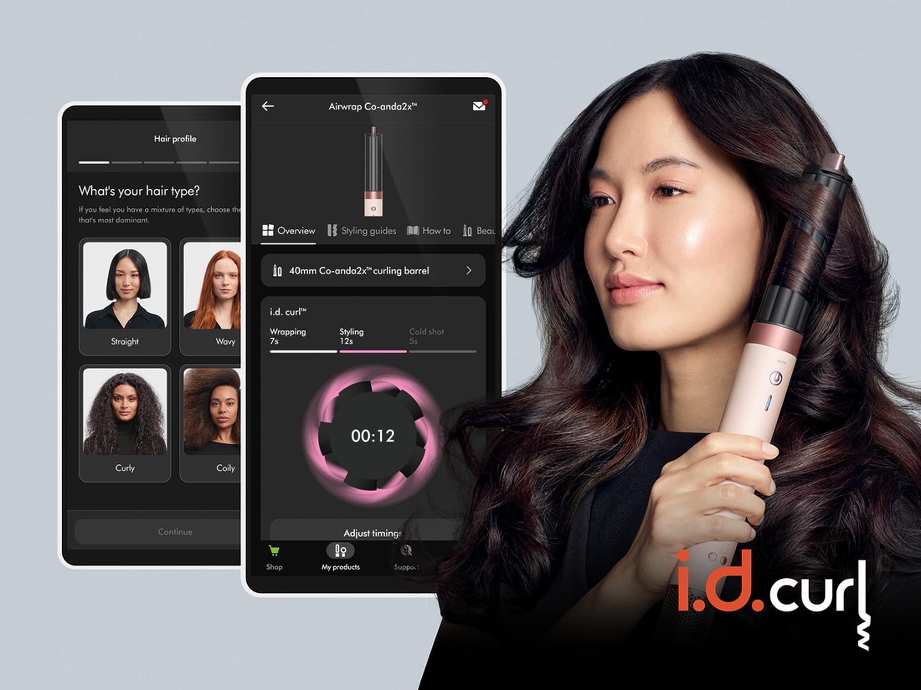 MyDyson App根據當日濕度、髮質與造型需求,自動調整風速與熱度。