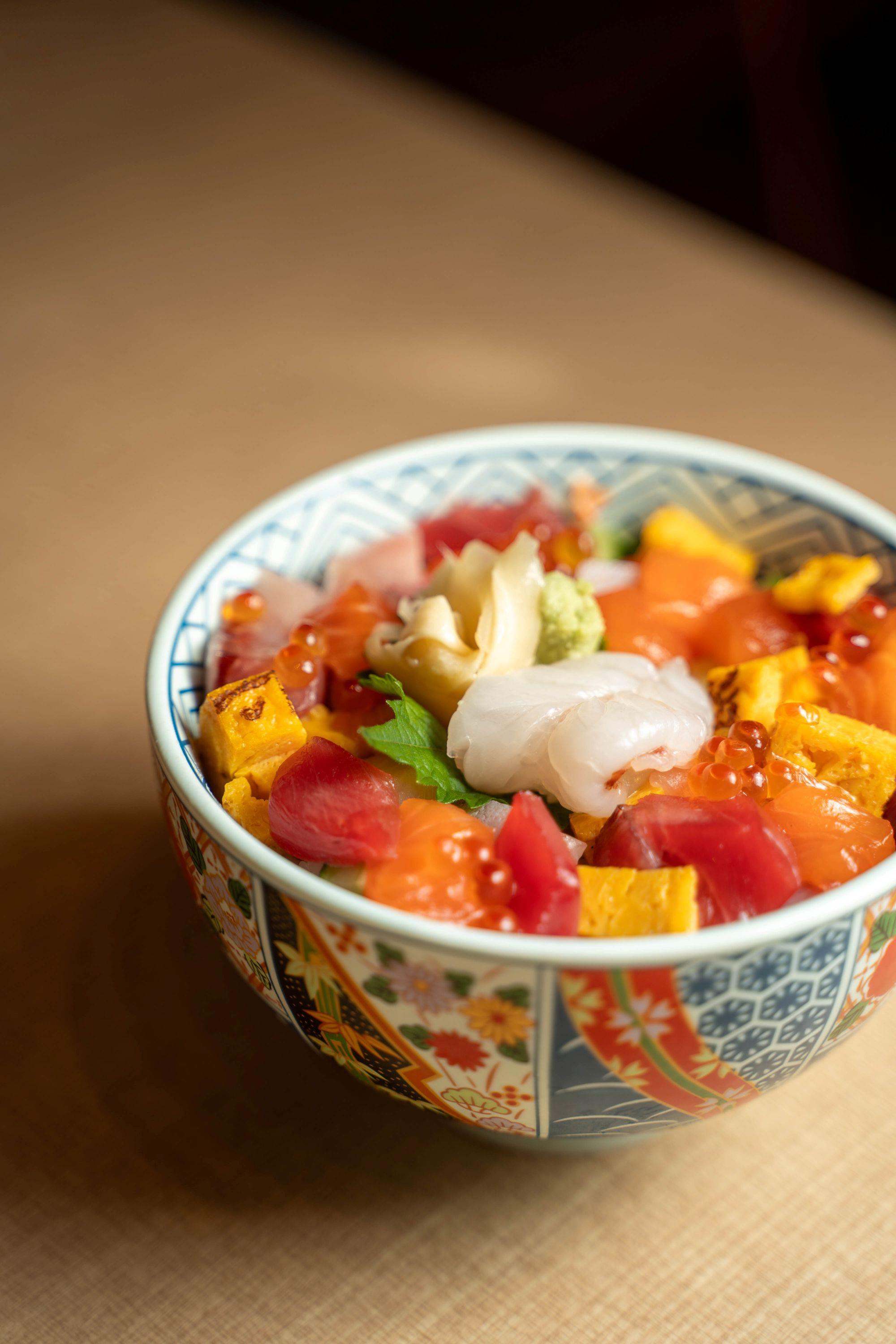 BaseHall角切刺身丼 $128