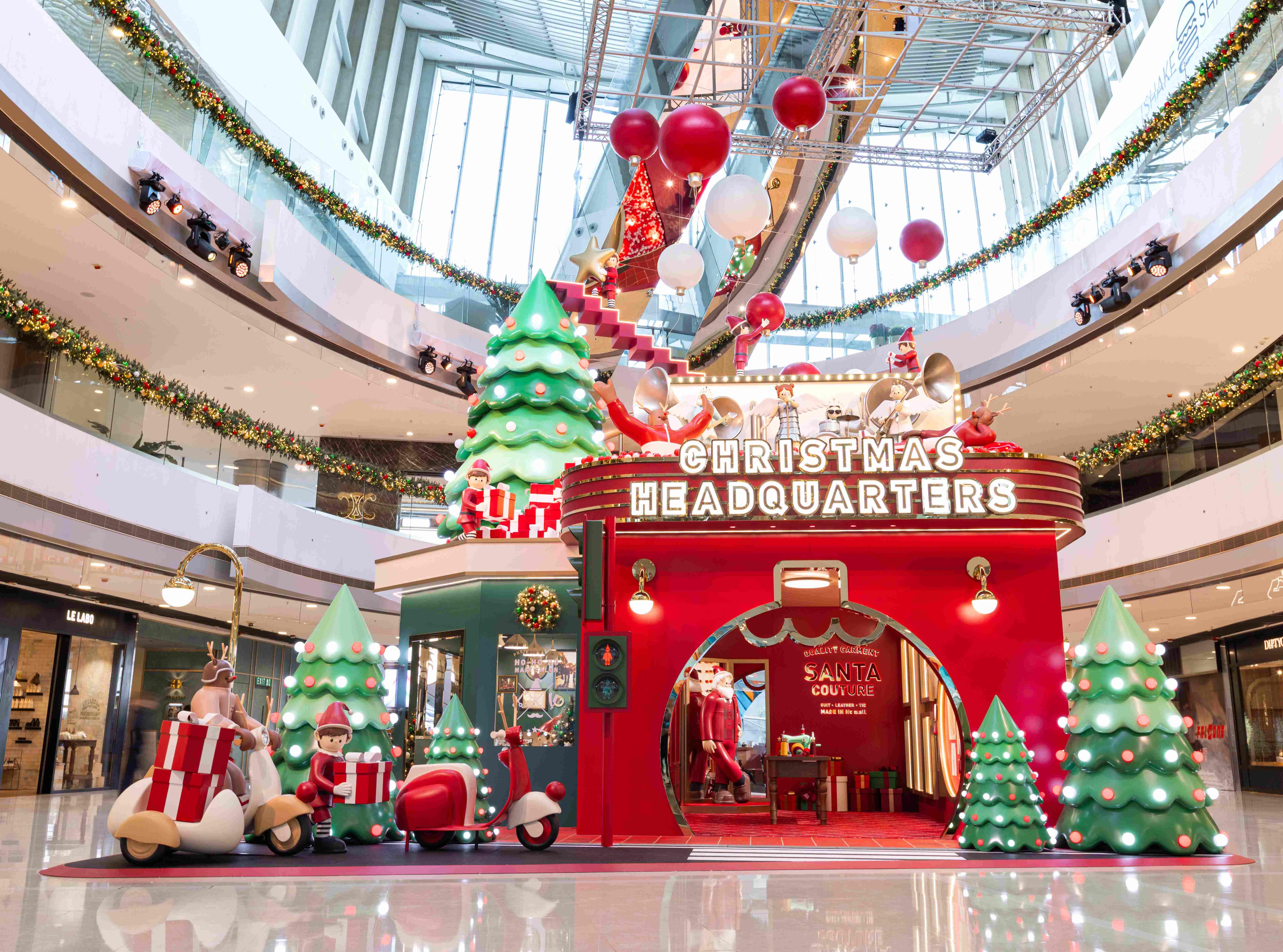 ifc商場「聖誕後勤總部」