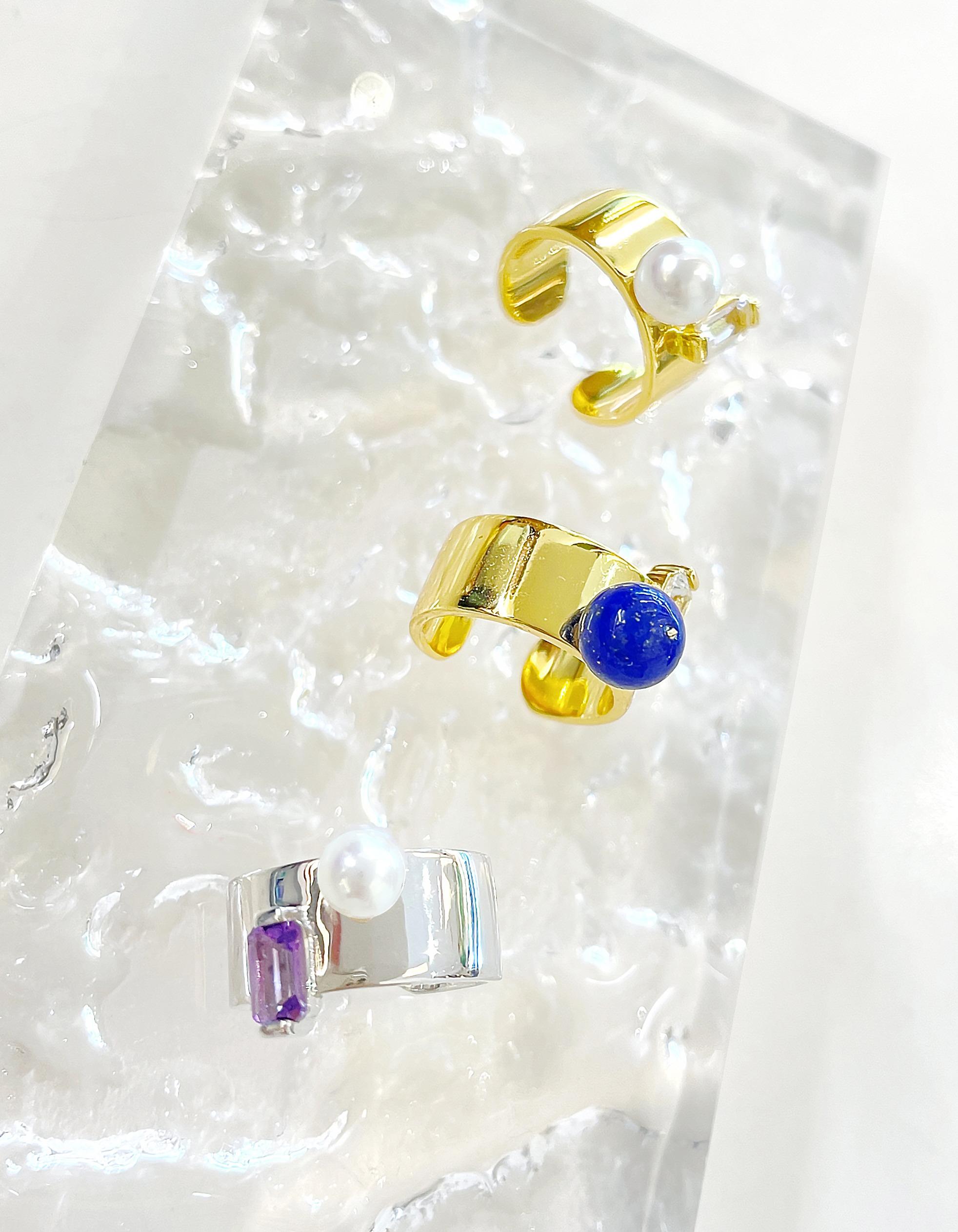 Dual Charm Ear Cuff $ 830