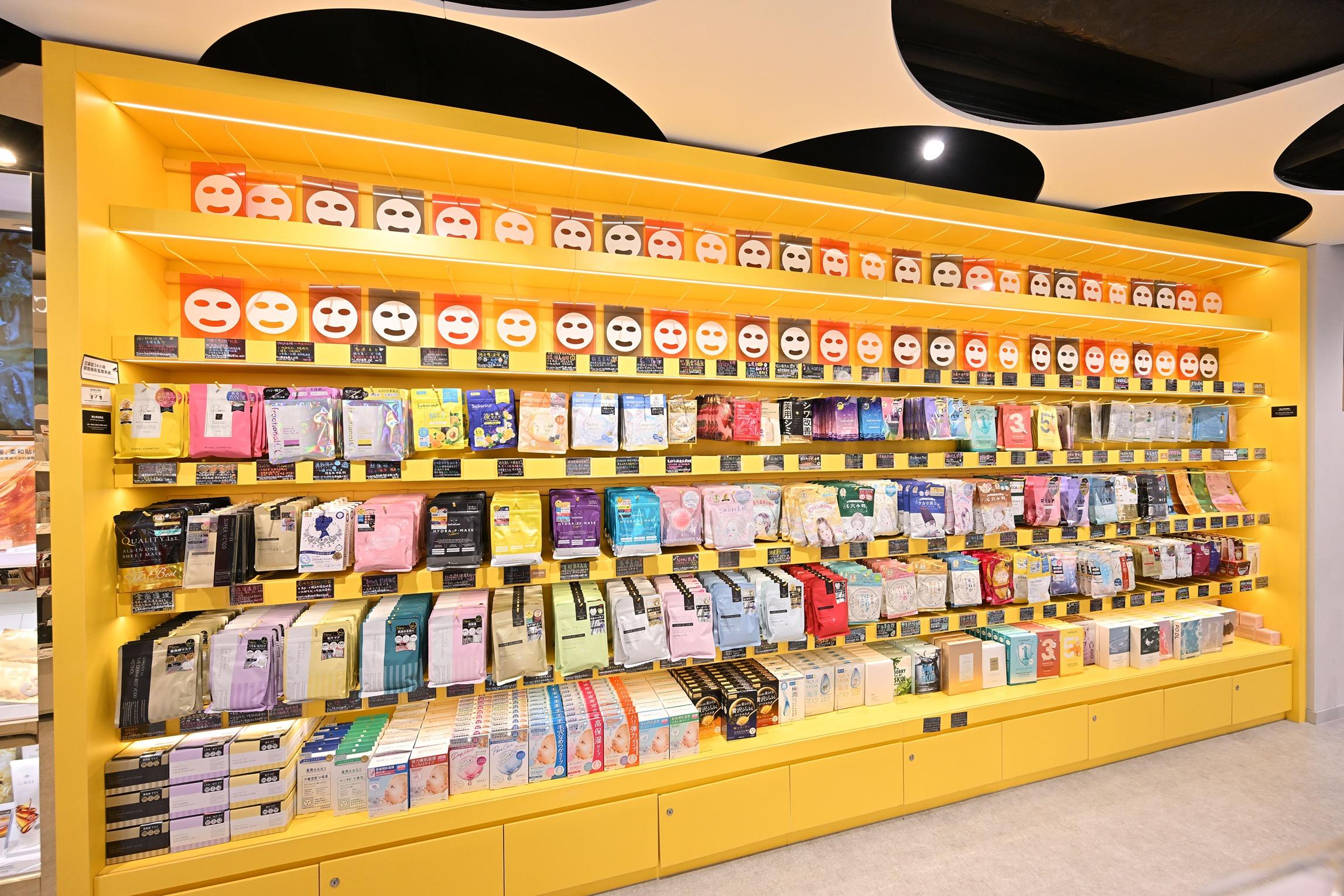 @cosme HONG KONG 旗艦店亮點|面膜牆