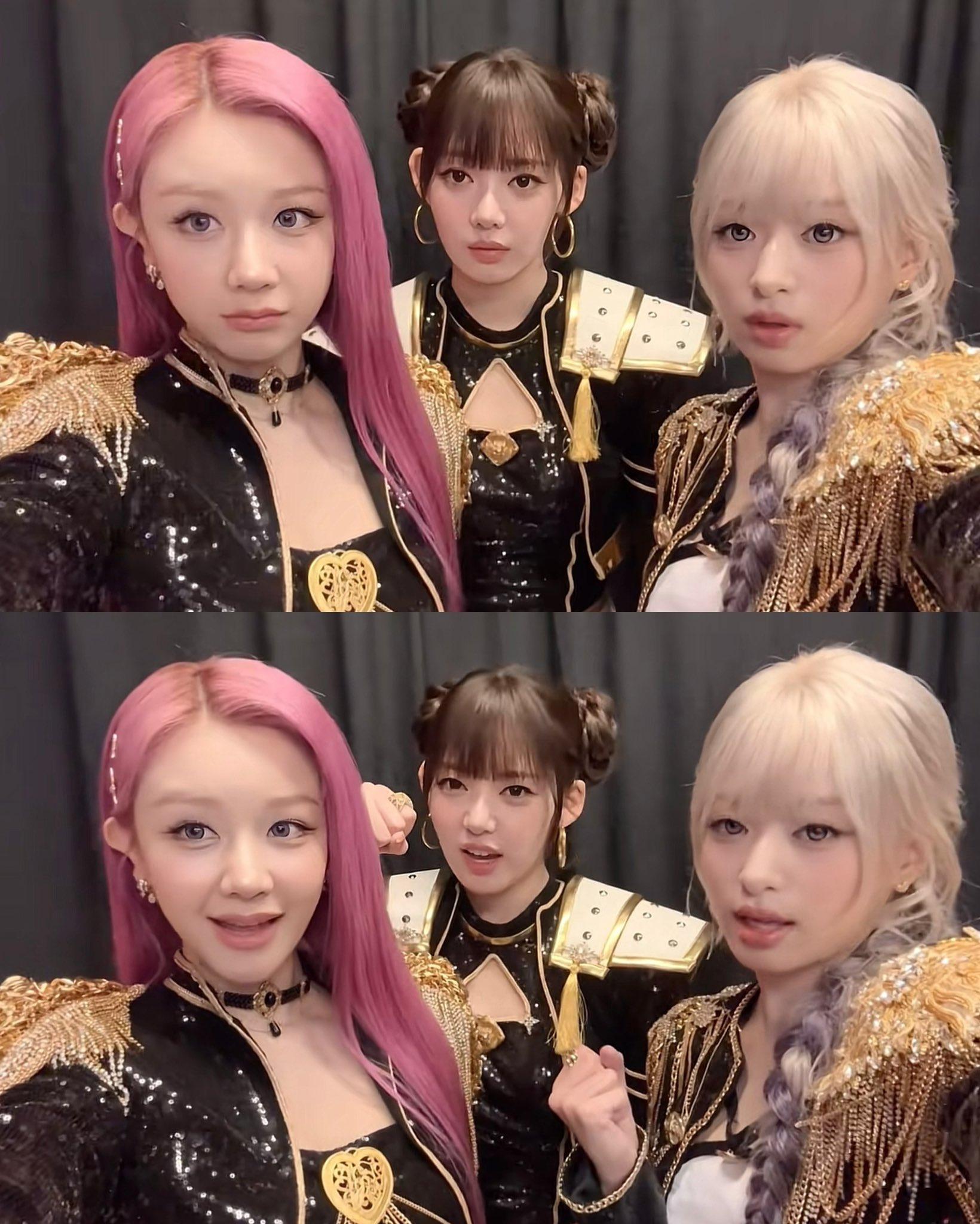 BABY MONSTER的HUNTR/X扮相。