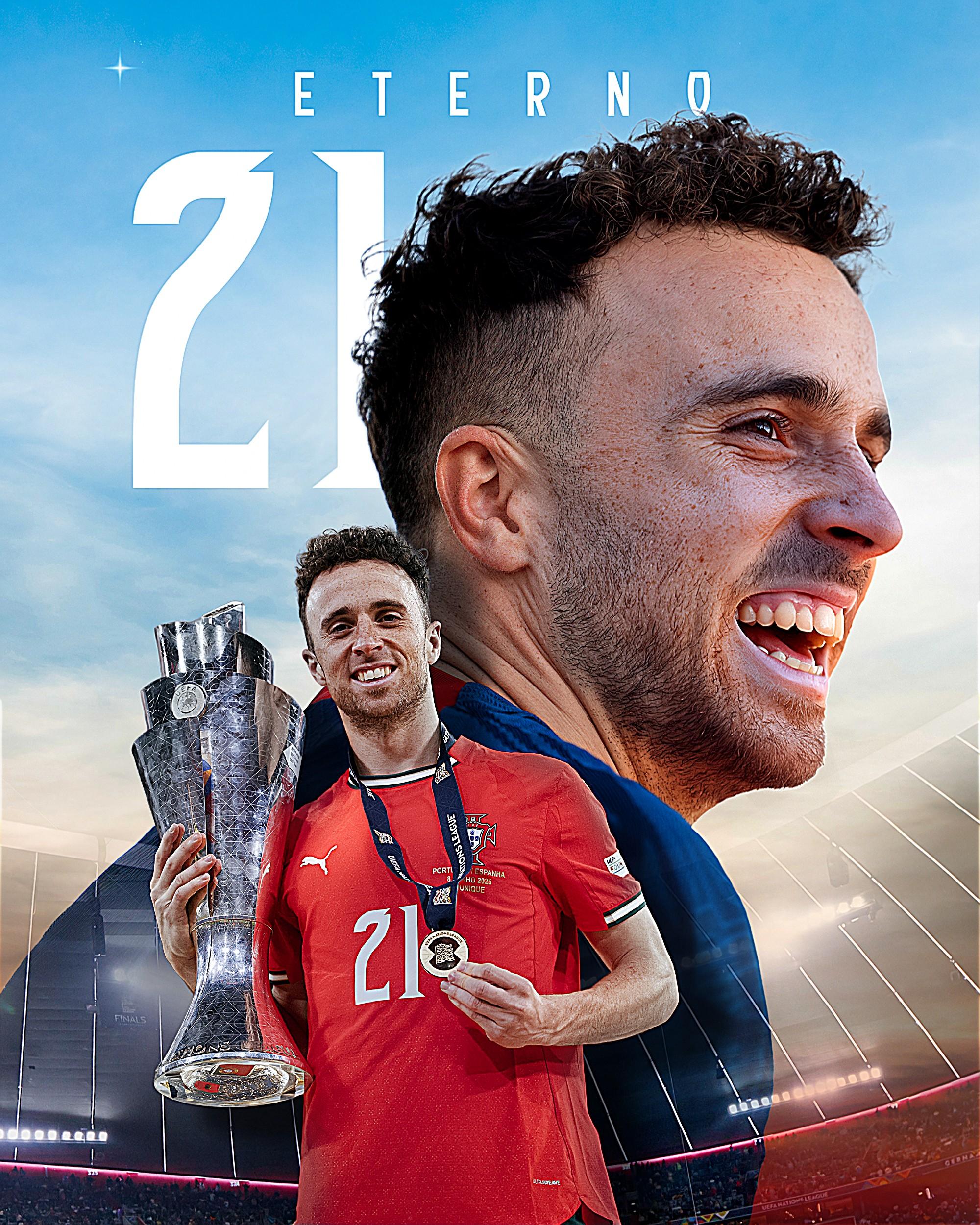 祖達(Diogo Jota)12月4日29歲生忌,葡萄牙足球隊出文。