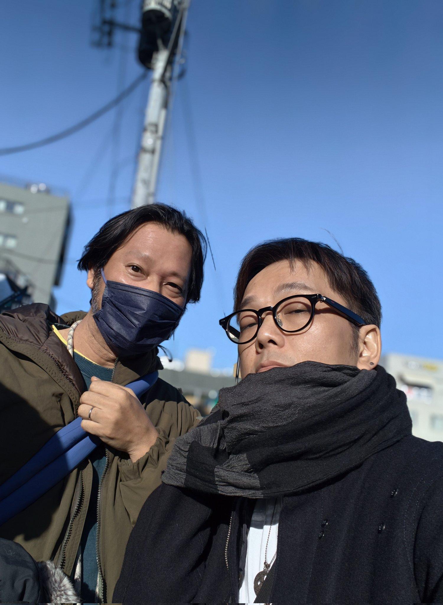 電波少年|謝昭仁(右)與伊藤高史在日本聚舊。