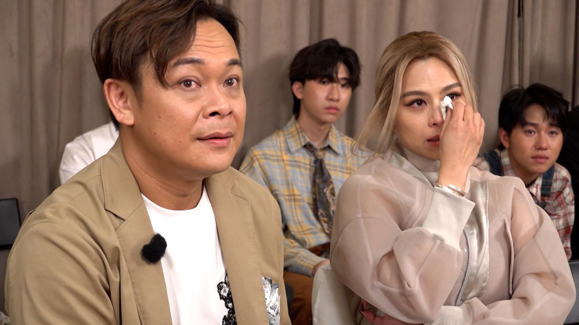 Gin Lee被Alvin一番多謝媽咪的說話感動落淚。