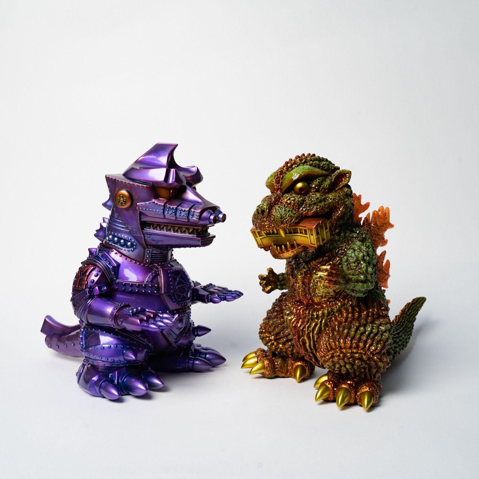 Godzilla set with Eric paint - exclusive