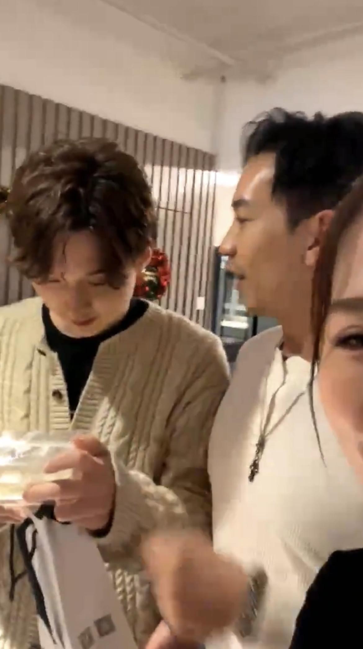 林俊其非常有厚道,表示自己幾喜歡Matthew的禮物。