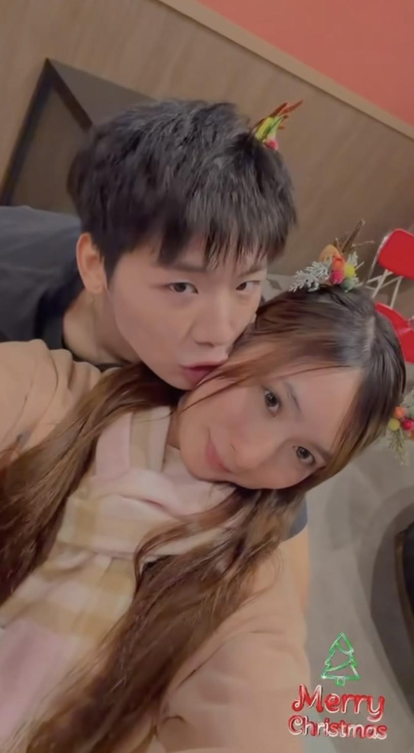 Yumi日前在社交平台上載了一條與緋聞男友劉展霆(Eden)親密影片,畫面中Eden熱情地錫yumi面頰,可見二人關係非淺!