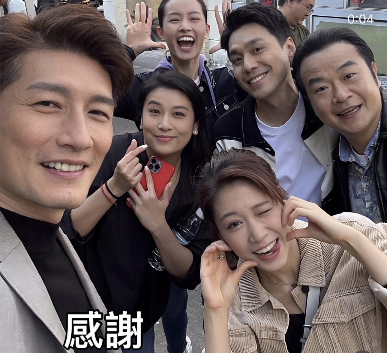 袁文傑突然向愛回家劇組演員道別。