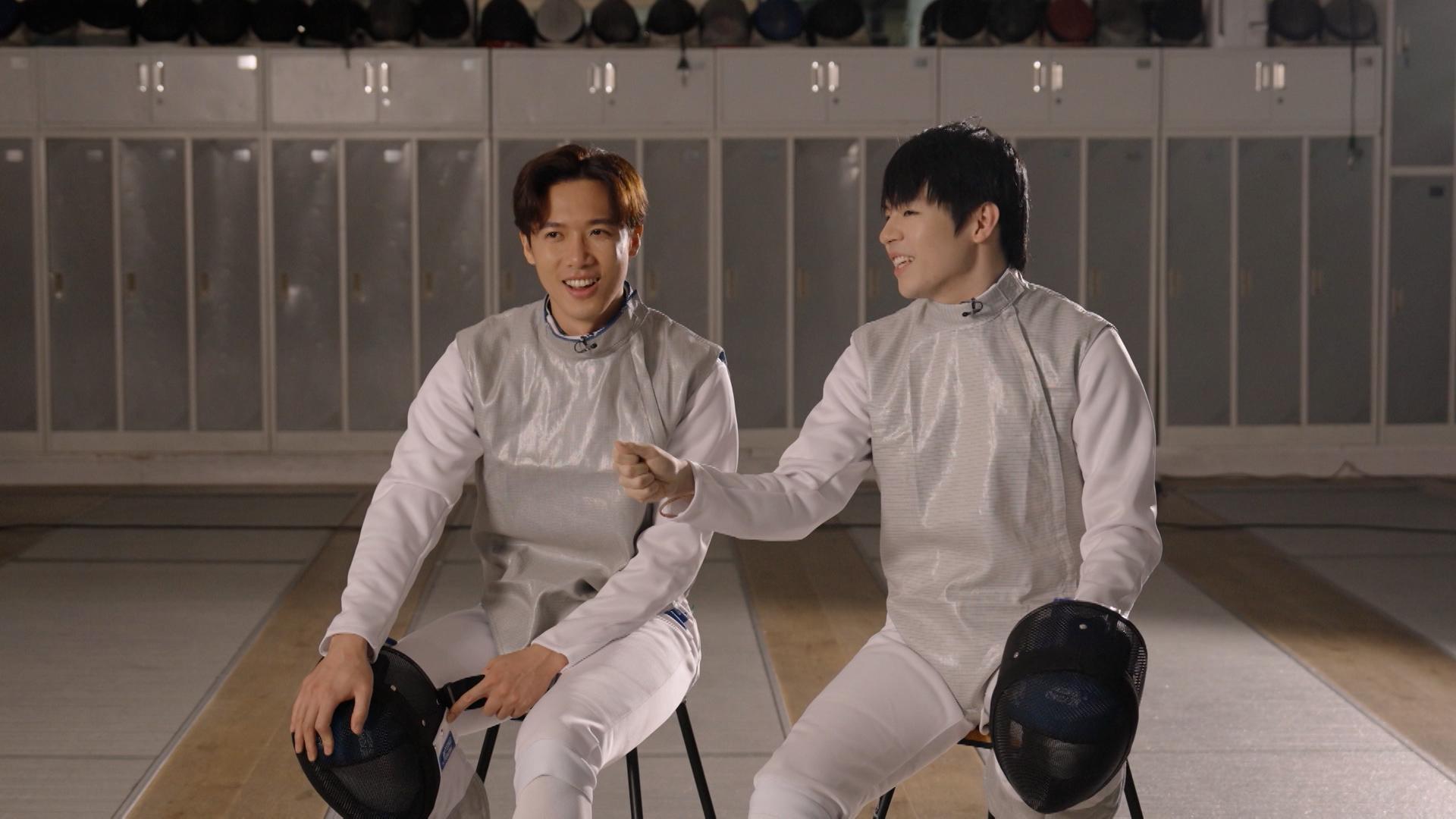 Ian笑言:「用我多年打排球用返嚟嘅腕力,係咁打,係咁打!」