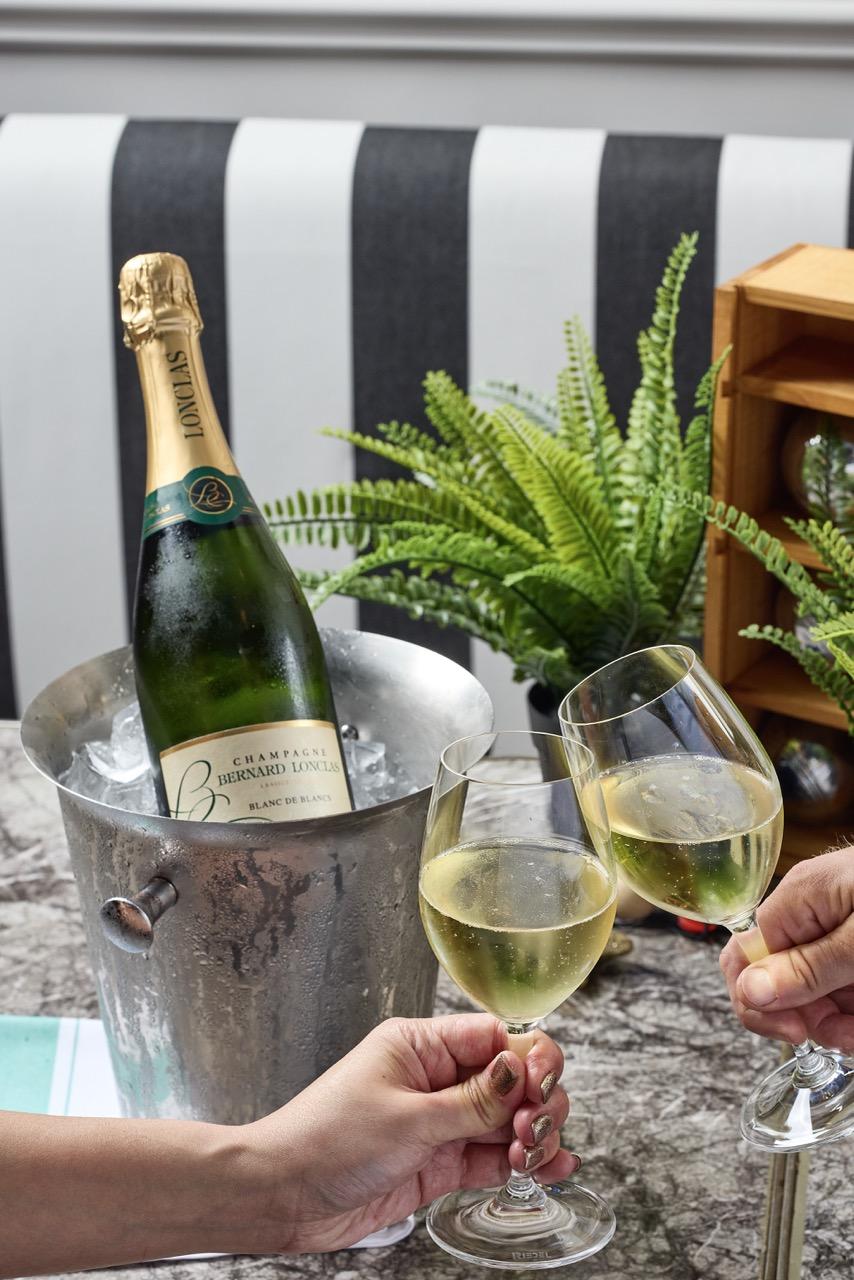 $598升級任飲Bernard Lonclas Blanc de Blancs香檳。