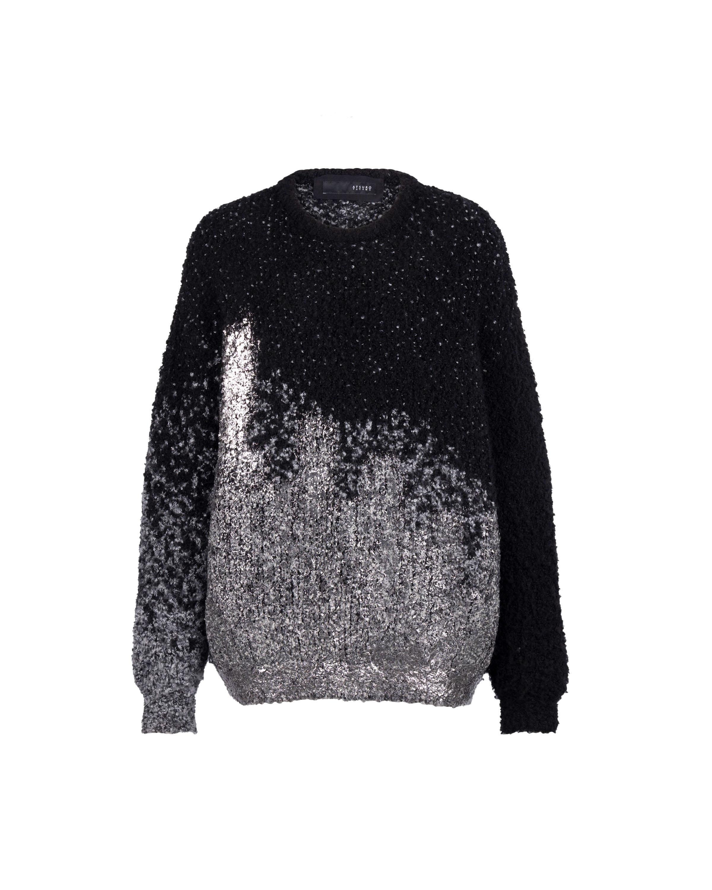 ATSURO TAYAMA銀繼印刷針織上衣 $3,795