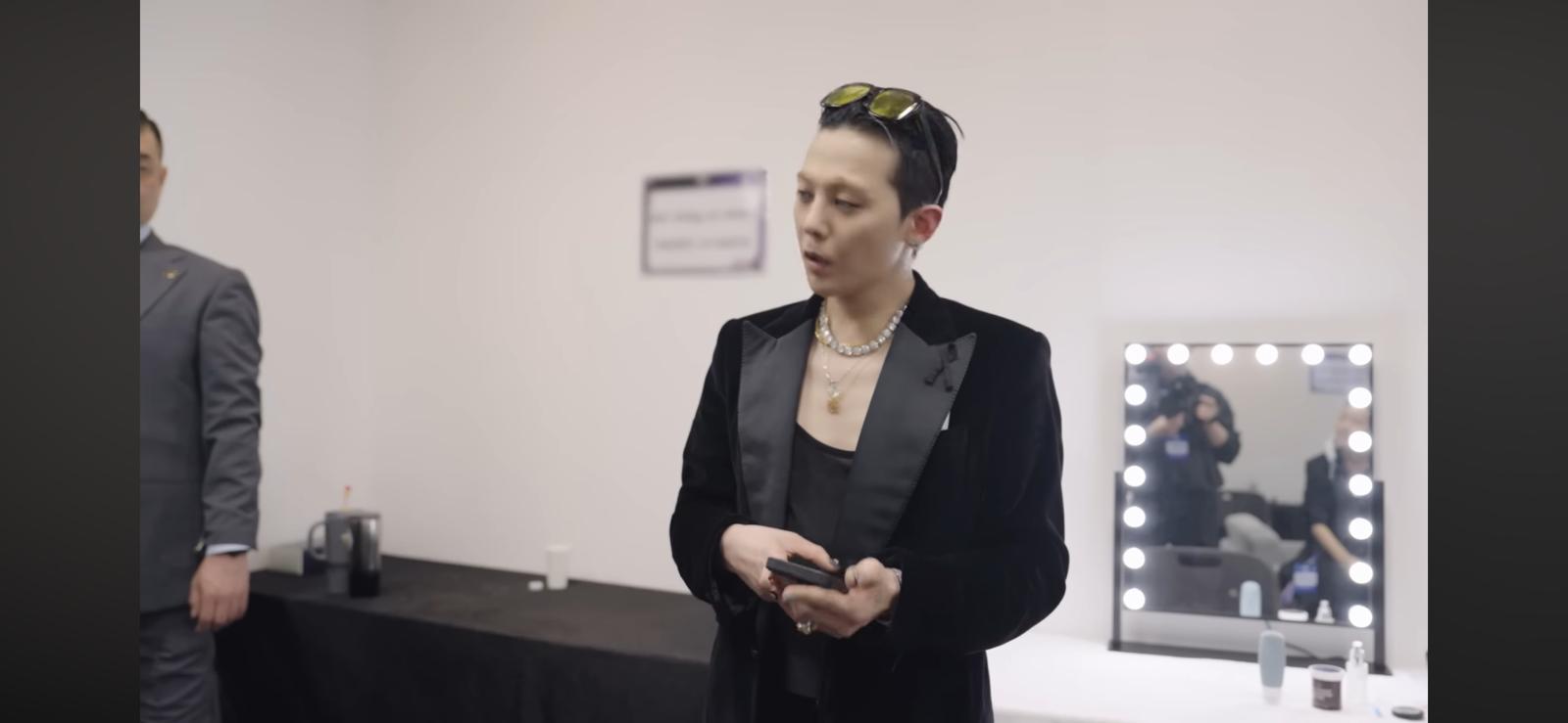 GD演出欠順利,令他不悅。