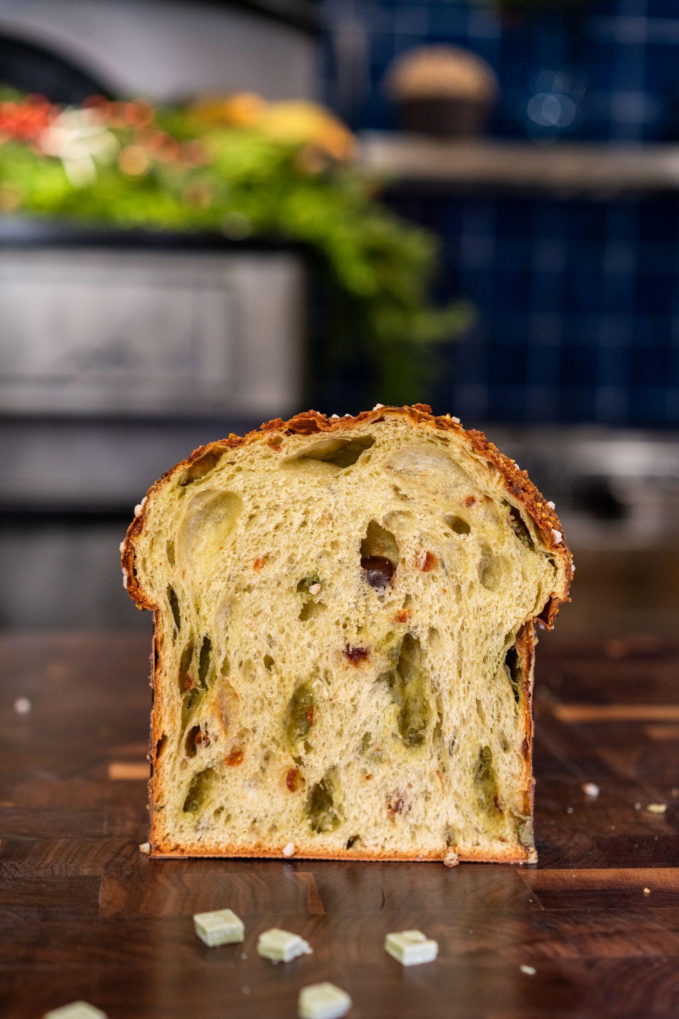 開心果酒漬車厘子酸種意大利聖誕麵包