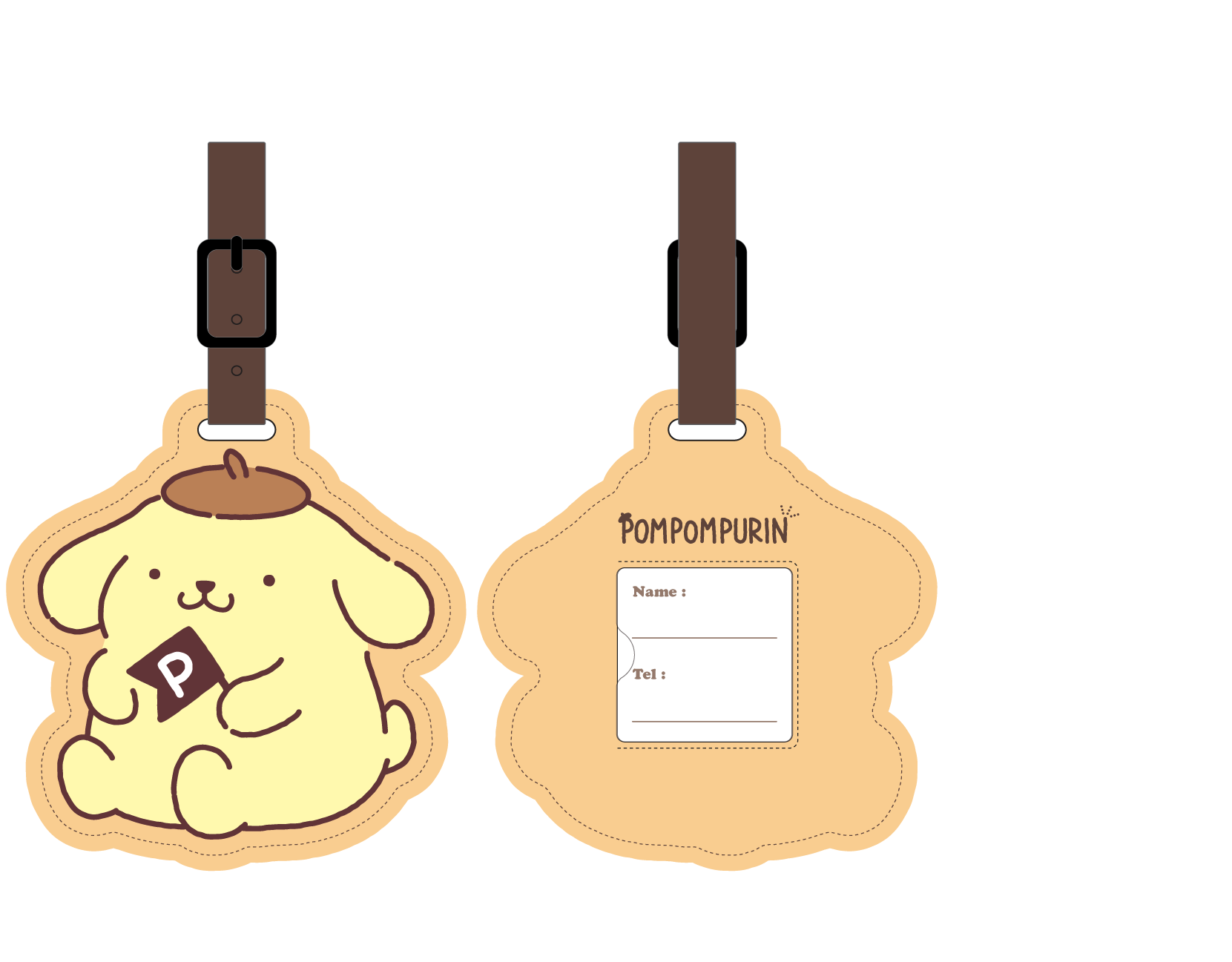 Pompompurin 行李牌 $89/件