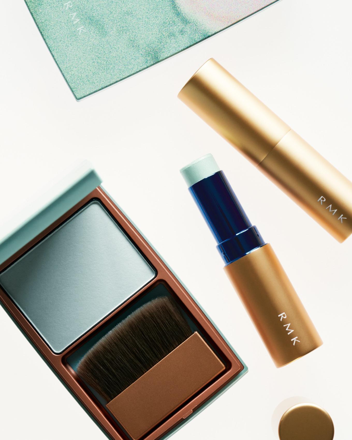 聖誕彩妝2025|RMK 光采眼頰彩妝棒 $240及 悠風悅色輕透蜜粉 $350