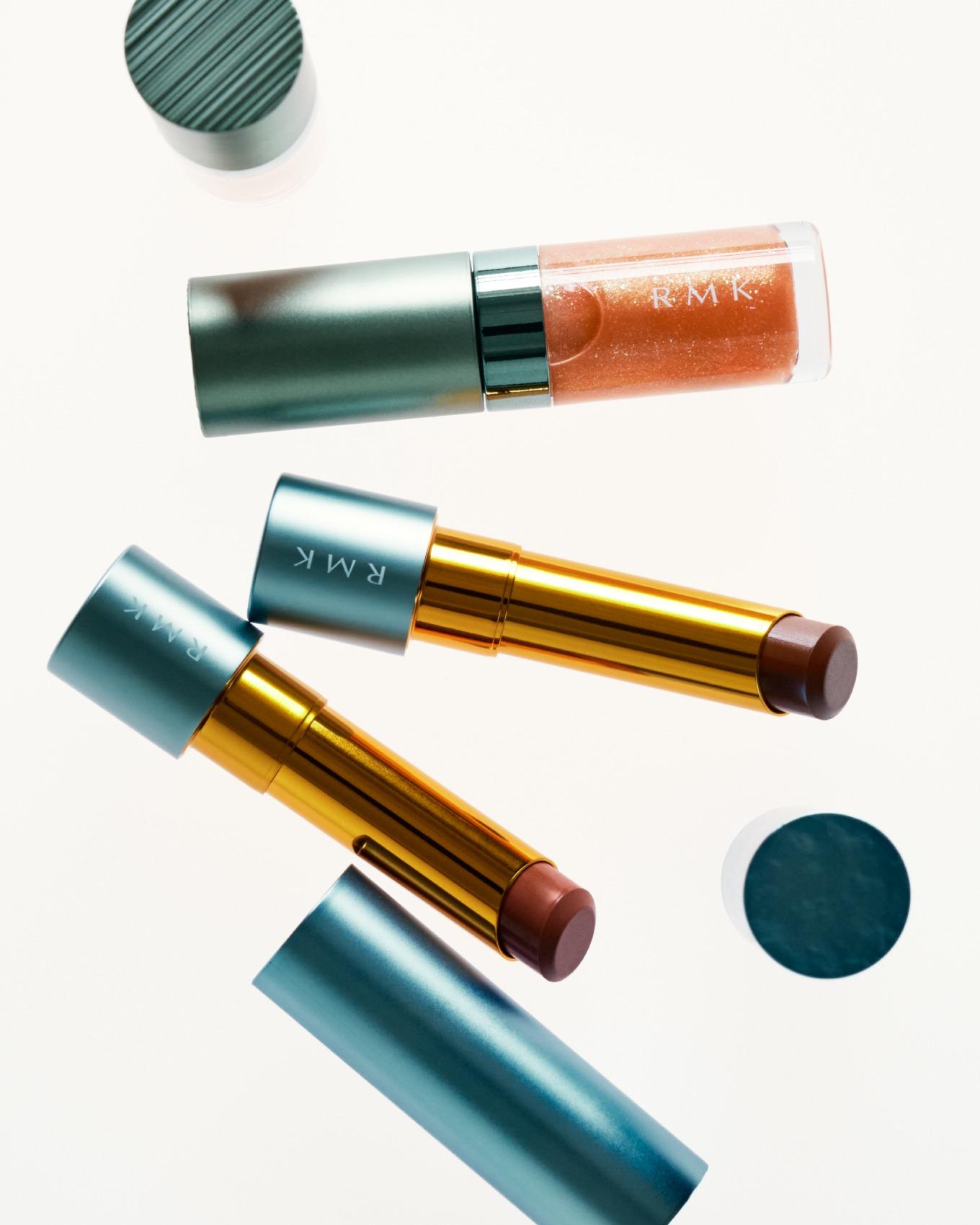 聖誕彩妝2025|RMK 絲絨柔彩唇膏 $290及透光唇蜜 $240