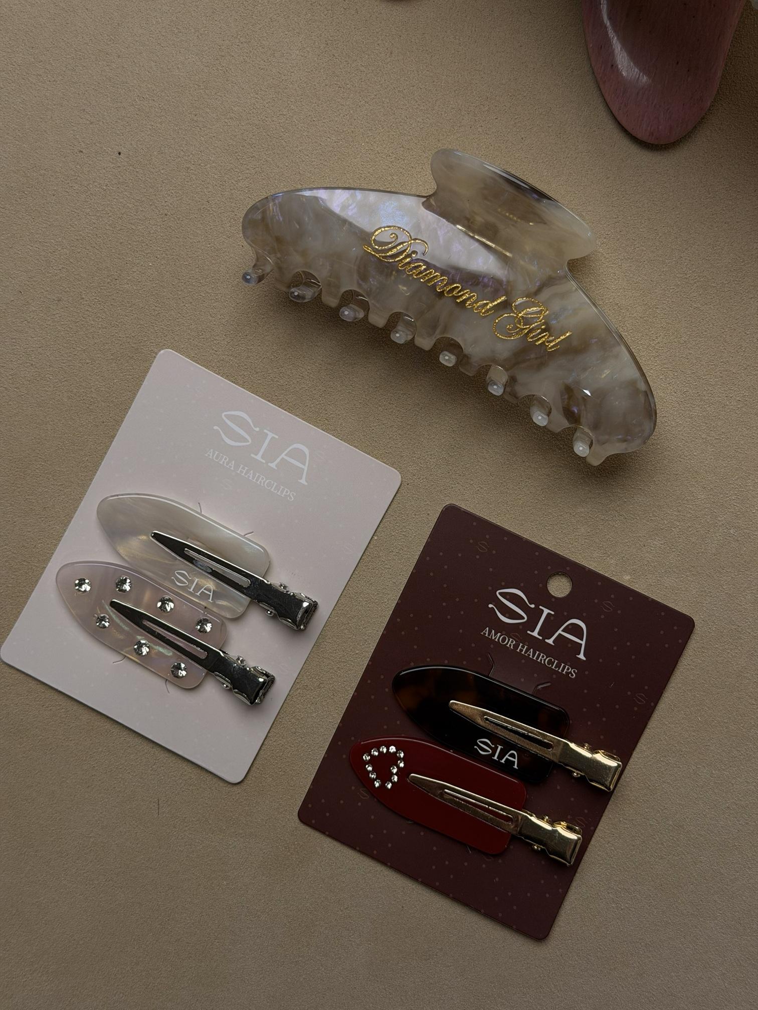 精緻髮夾及金箔髮爪