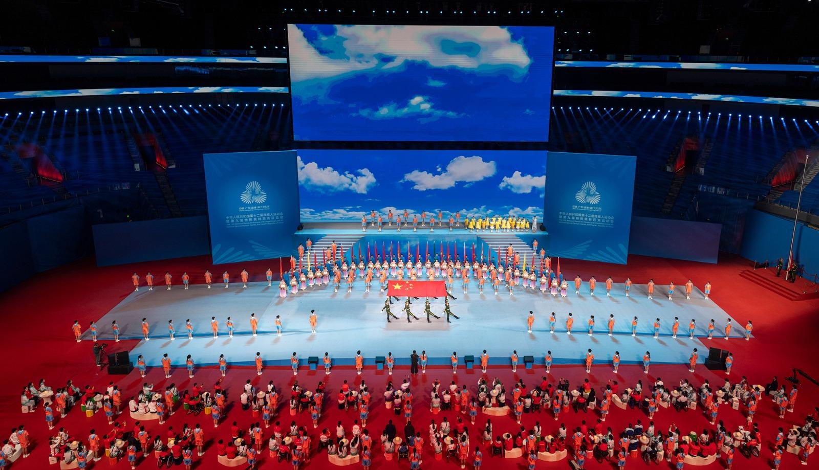 殘特奧會昨圓滿閉幕。(新華社)